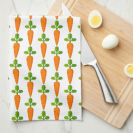 Paño De Cocina Patrón de zanahoria de Pascua Decoración de tempo