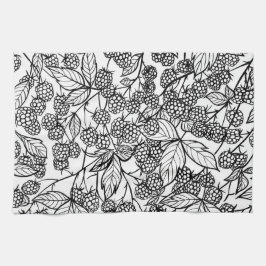 Paño De Cocina Patrón dibujado a mano