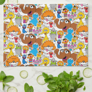 Paño De Cocina Patrón Doodley de Plaza Sésamo