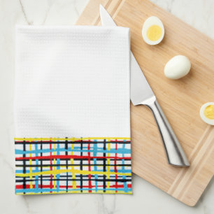 Paño De Cocina patrón entrecruzado
