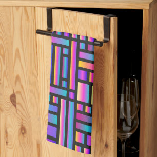 Paño De Cocina Patrón Estilo Moderno - Moda Tartán Geométrico
