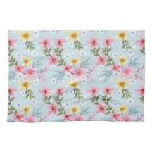 Patrón floral blanco amarillo amarillo pálido y su