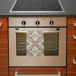 Paño De Cocina Patrón floral de la cabaña de campo