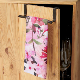 Paño De Cocina Patrón floral estético sin costuras