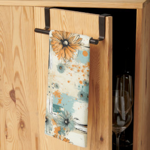 Paño De Cocina Patrón floral vintage (3)