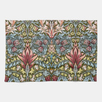 Patrón floral William Morris Snakeshead
