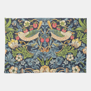 Paño De Cocina Patrón floral William Morris Strawberry Thef