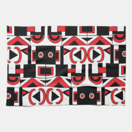 Paño De Cocina Patrón geométrico abstracto moderno