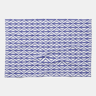 Paño De Cocina Patrón geométrico azul