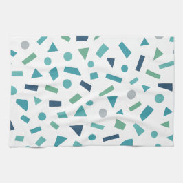 Paño De Cocina Patrón geométrico retro - Diseño de estilo Memphis