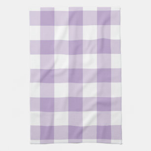 Paño De Cocina Patrón Lavender Gingham