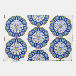 Paño De Cocina Patrón Mandala 01