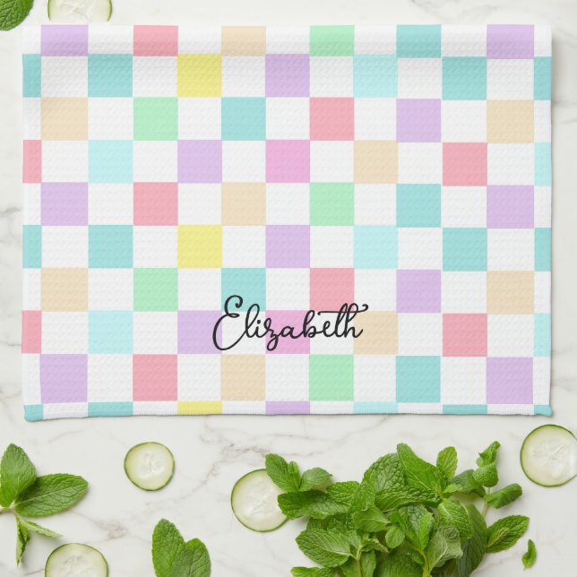 Paño De Cocina Patrón moderno personalizado (Doblado)