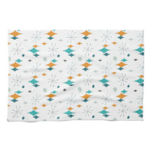 Patrón moderno Starburst Mid Century