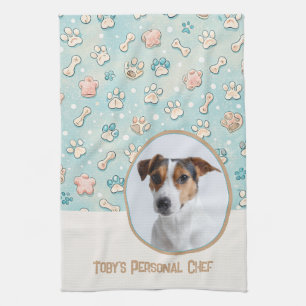 Paño De Cocina Patrón moderno y caprichoso personalizado de garra
