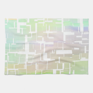 Paño De Cocina Patrón multicolor abstracto de Pastel