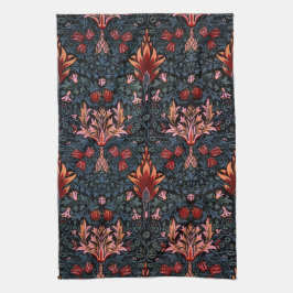 Paño De Cocina Patrón oscuro de William Morris Snakeshead