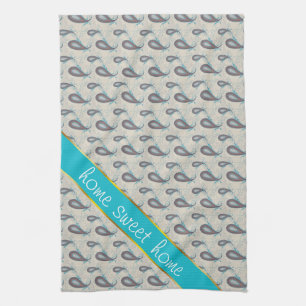 Paño De Cocina Patrón Paisley Champagne