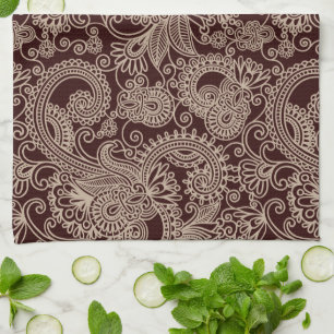 Paño De Cocina Patrón Paisley, paisley persa, paisley oriental