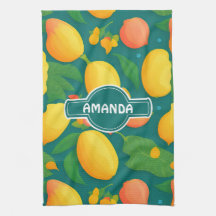 Patrón personalizado de color arcoiris de mango