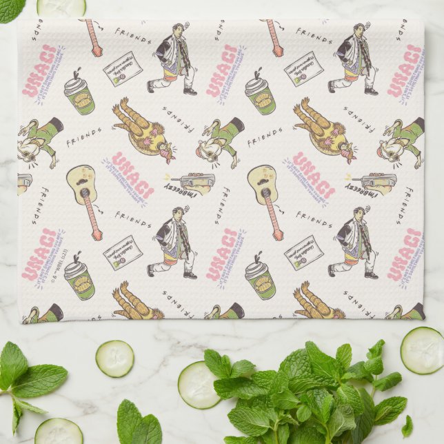 Paño De Cocina Patrón Personalizado de FRIENDS™ Tan (Doblado)