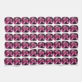 Paño De Cocina Patrón púrpura