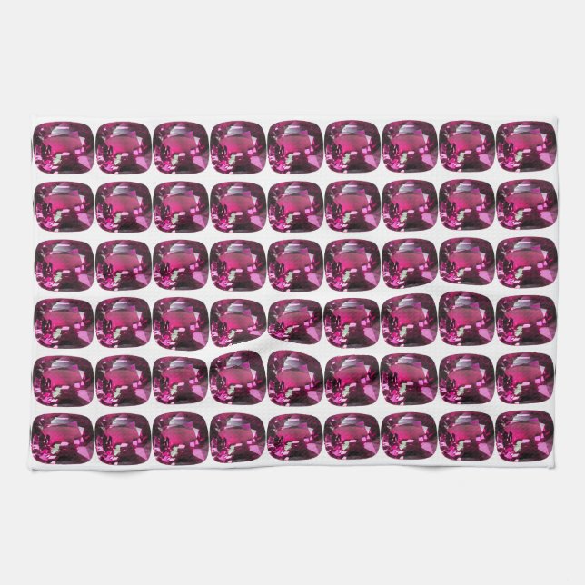 Paño De Cocina Patrón púrpura (Horizontal)