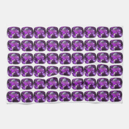 Paño De Cocina Patrón púrpura