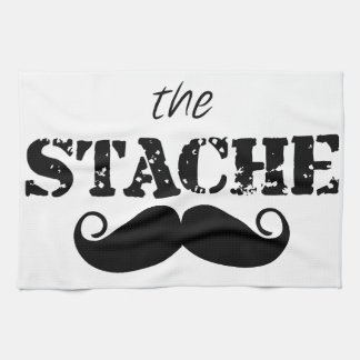 Paño De Cocina Patrón retro de bigote
