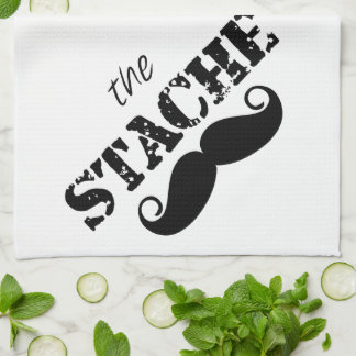 Paño De Cocina Patrón retro de bigote