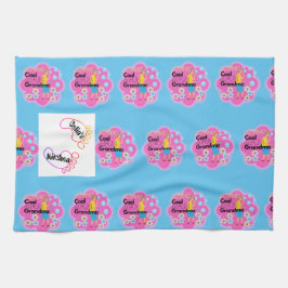 Paño De Cocina Patrón retro del lugar de la abuela