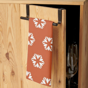 Paño De Cocina Patrón Retro Estrella Explosión Decoración Boho