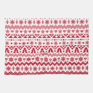 Paño De Cocina Patrón sin fisuras de los Navidades festivos.