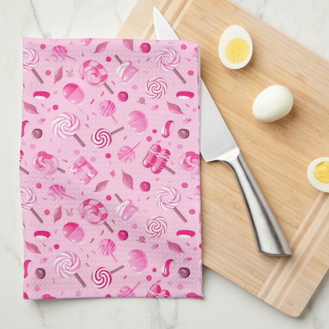 Paño De Cocina Patrón sin mar con caramelos, langostas, bacalao a (Doblado Cuarto)