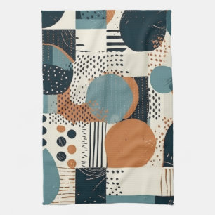 Paño De Cocina Patrón sin soldadura mínimo abstracto - Geométrico