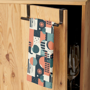 Paño De Cocina Patrón sin soldadura mínimo abstracto - Geométrico