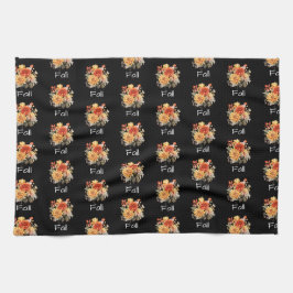 Paño De Cocina Patrón temático de caída de corte | Floral caída n