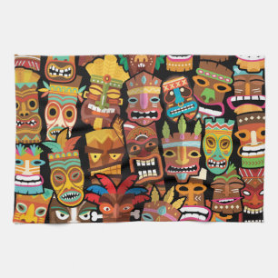 Paño De Cocina Patrón Tiki