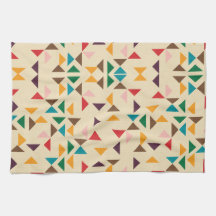 Patrón triangular de Kilim beige
