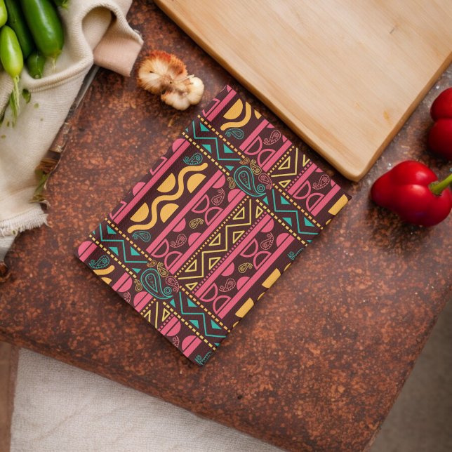 Paño De Cocina Patrón tribal tradicional (Kitchen Towel)