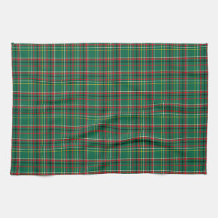Paño De Cocina Patrón Verde de Cuadros de Navidad-23914