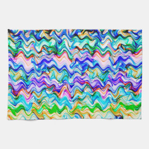 Paño De Cocina Patrón Zig Zag de ondas múltiples de Guay