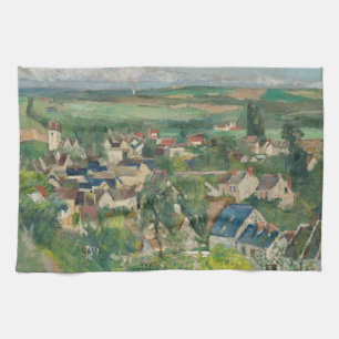 Paño De Cocina Paul Cezanne - Auvers, vista panorámica