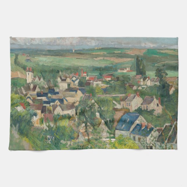 Paño De Cocina Paul Cezanne - Auvers, vista panorámica (Horizontal)