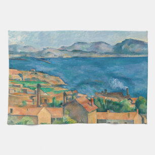 Paño De Cocina Paul Cezanne - Bahía de Marsella, vista desde Esta