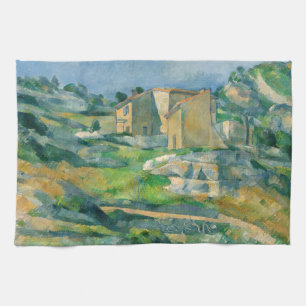 Paño De Cocina Paul Cezanne - Casas en Provenza, Valle de Riaux