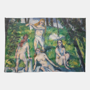 Paño De Cocina Paul Cezanne - Cuatro Bathers