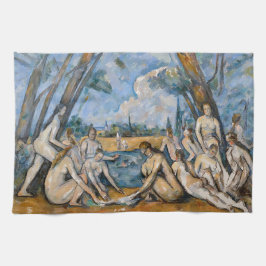 Paño De Cocina Paul Cezanne - Los grandes bañistas