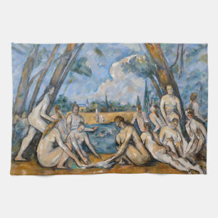Paño De Cocina Paul Cezanne - Los grandes bañistas