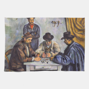 Paño De Cocina Paul Cezanne - Los jugadores de cartas